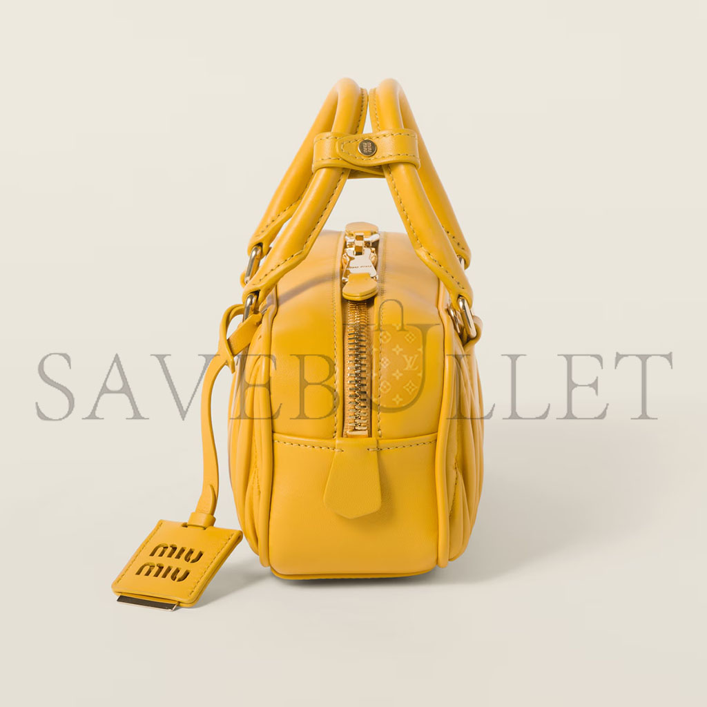 MIU MIU ARCADIE MATELASSÉ NAPPA LEATHER BAG 5BB142 (22*10.5*7.5cm) MIU MIU ARCADIE MATELASSÉ NAPPA LEATHER BAG 5BB142 (22*10.5*7.5cm)